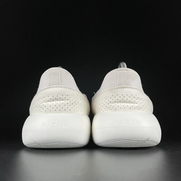 Kizik Madrid Eco Shoes Women’s 9.5 White Knit Hands Free Slip On Sneakers Casual - Picture 3 of 9
